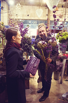 Joséphine Bouchereau (make up artist) and Alain Bousquet